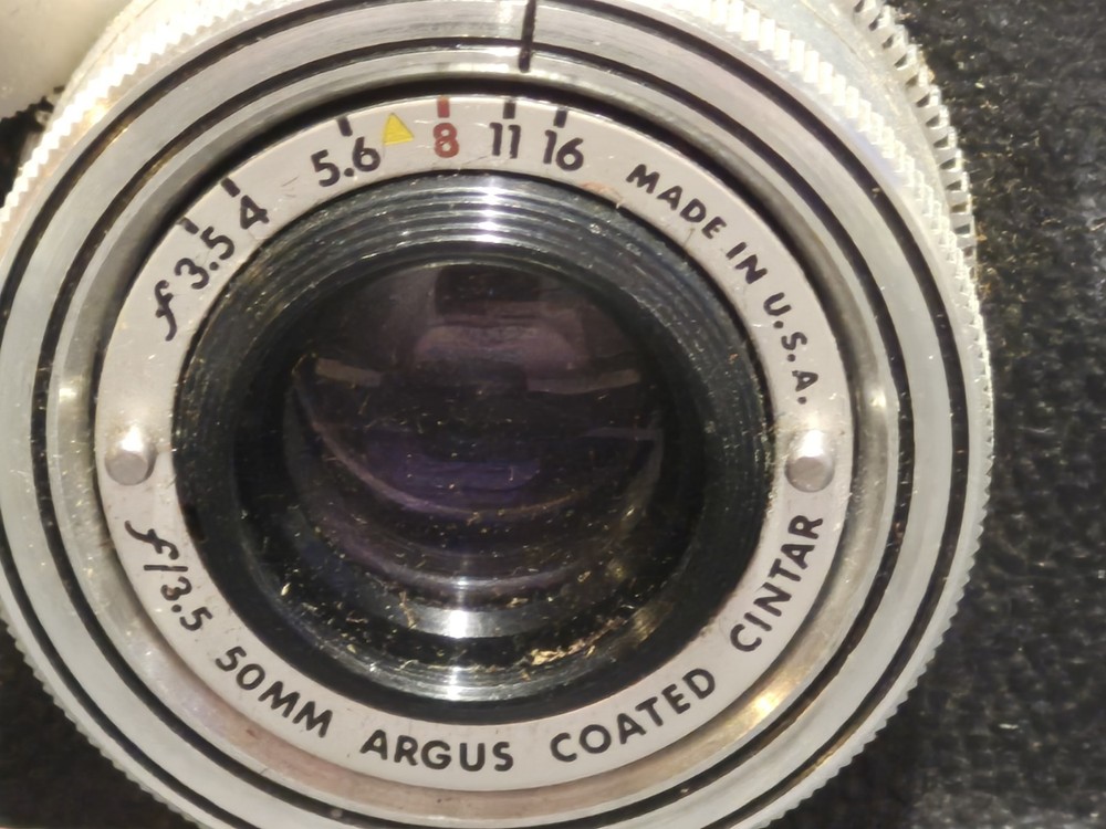 UNTESTED READ! Vintage Argus Cintar Camera 50mm