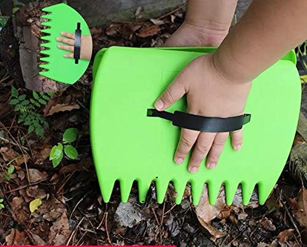 Leaf Grabber Set Paw Handheld Hazelnut Leaf Scoop Fast Lawn Remove Fallen Collec