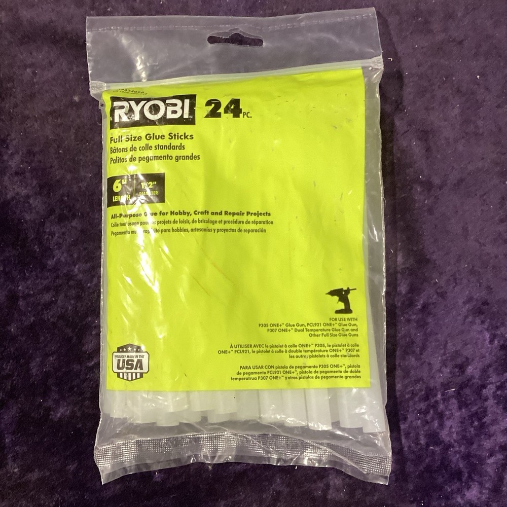RYOBI Full Size Glue Sticks (24-Piece)-NEW!
