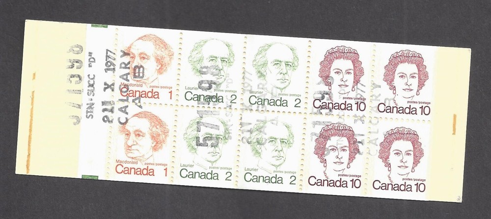 CANADA BOOKLET # 76e VF USED BS32009