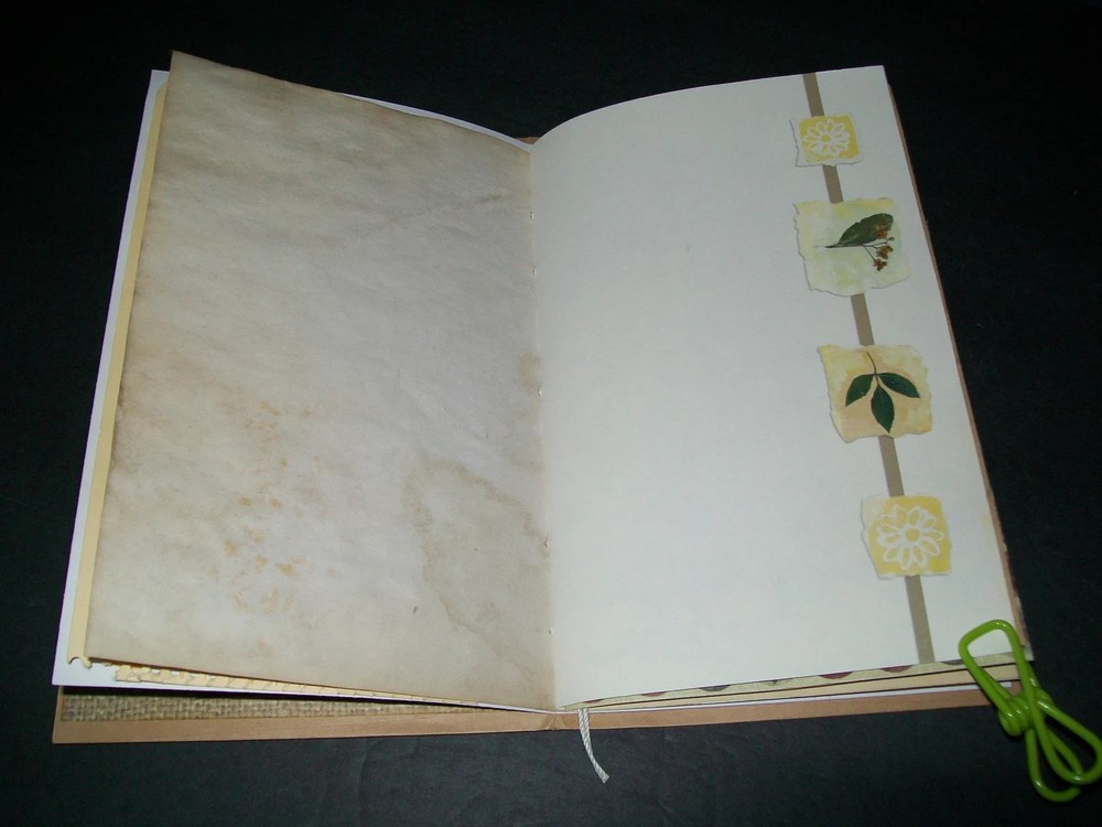 Handmade Fall Junk Journal Gratitude Holiday Blank Journal Fall Planner