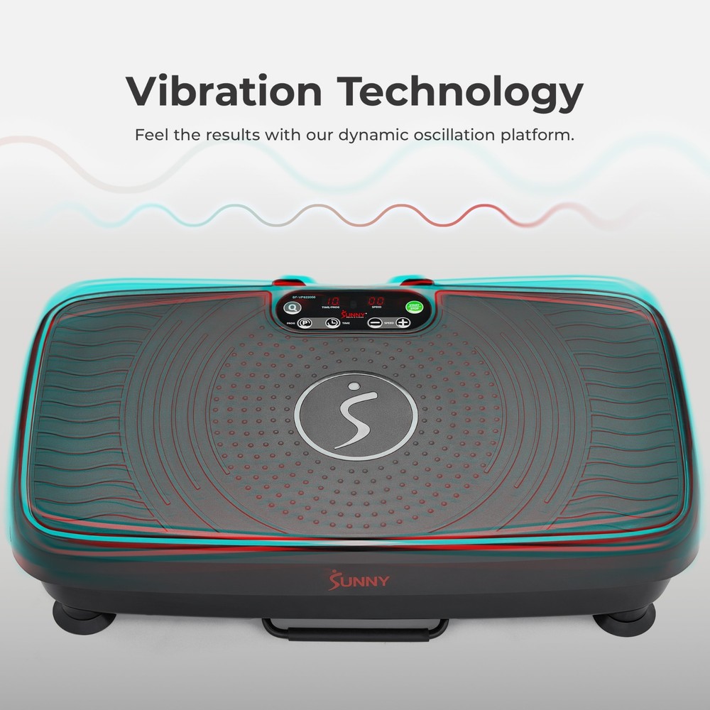 Portable Vibration Platform Exercise Machine Fit Board Multipurpose Workouts