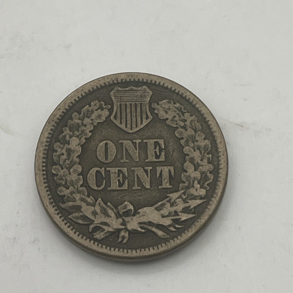 1863 Indian Head Cent 1c-Scratched