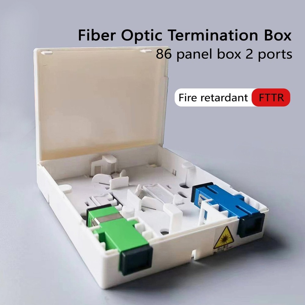 Fiber Panel Terminal Wall Mounting Junction 86 Information Box Network Cable