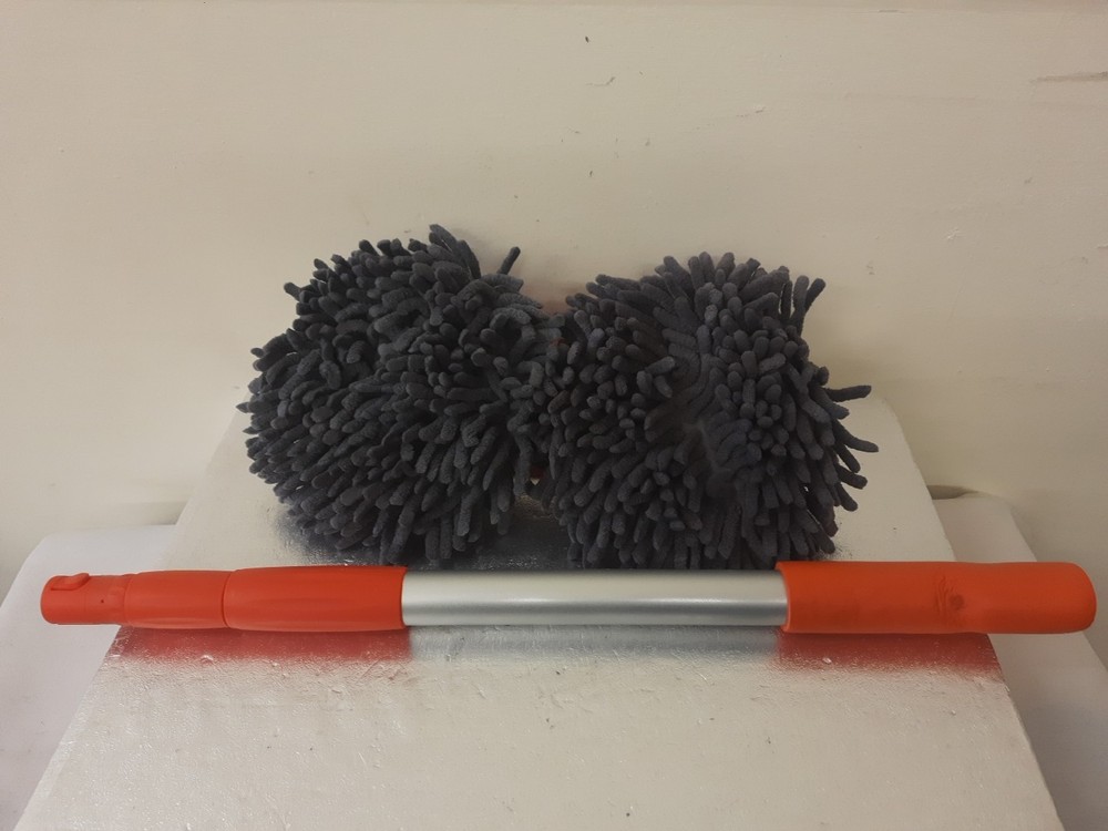 Car Wash Mop with Retractable Long Handle Double Head