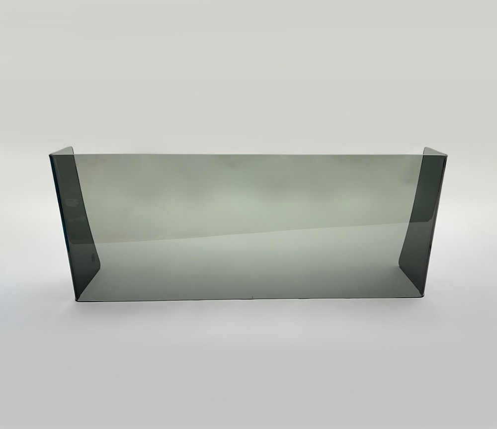 New Generic Center Console Boat Windshield Smoke 24" inside Size, 1/4" Thick