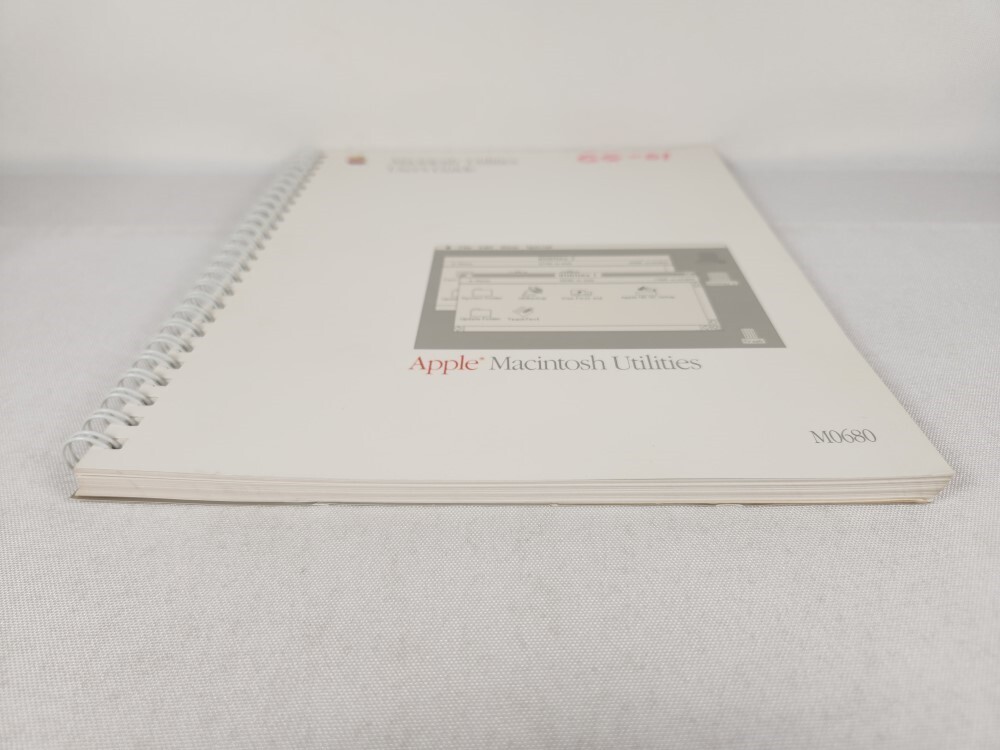 Apple Computer Macintosh Utilities User's Guide 1987 Manual ~ Vintage Computing