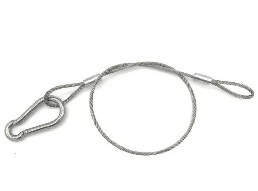 50 Stage Light Safety Cables 47”, Stainless Steel Security Cable.Multi Use