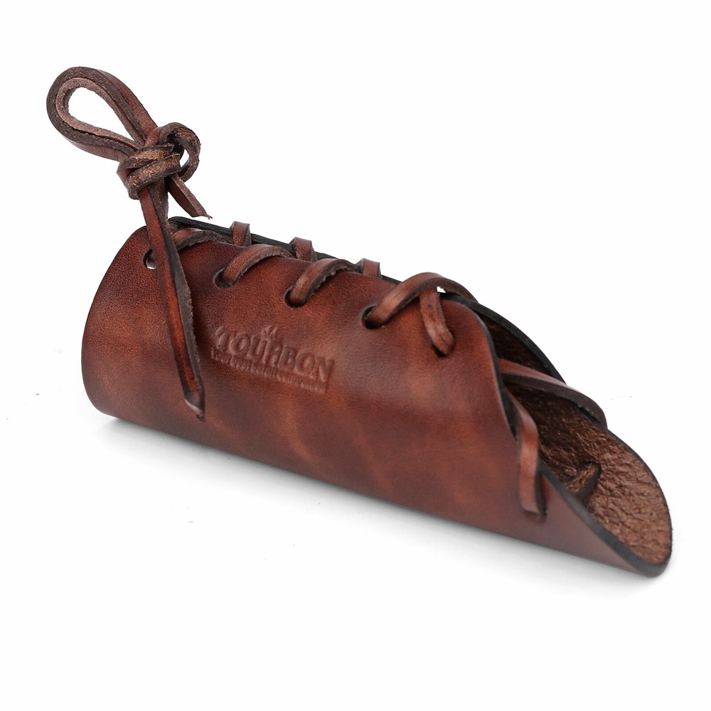 Hunting Leather Axe Handle Protection Hatchet Guard Adjusted Lacing Grip