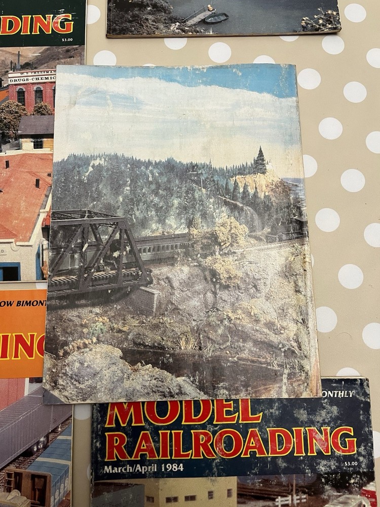 Model Railroading Magazine 1984 Complete 6 Issues Design, Landscape, Instruction