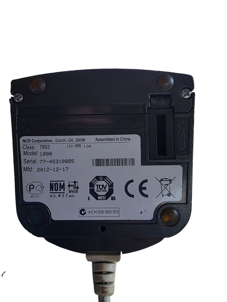 NCR Class 7893 Model 1000 Scanner Tested