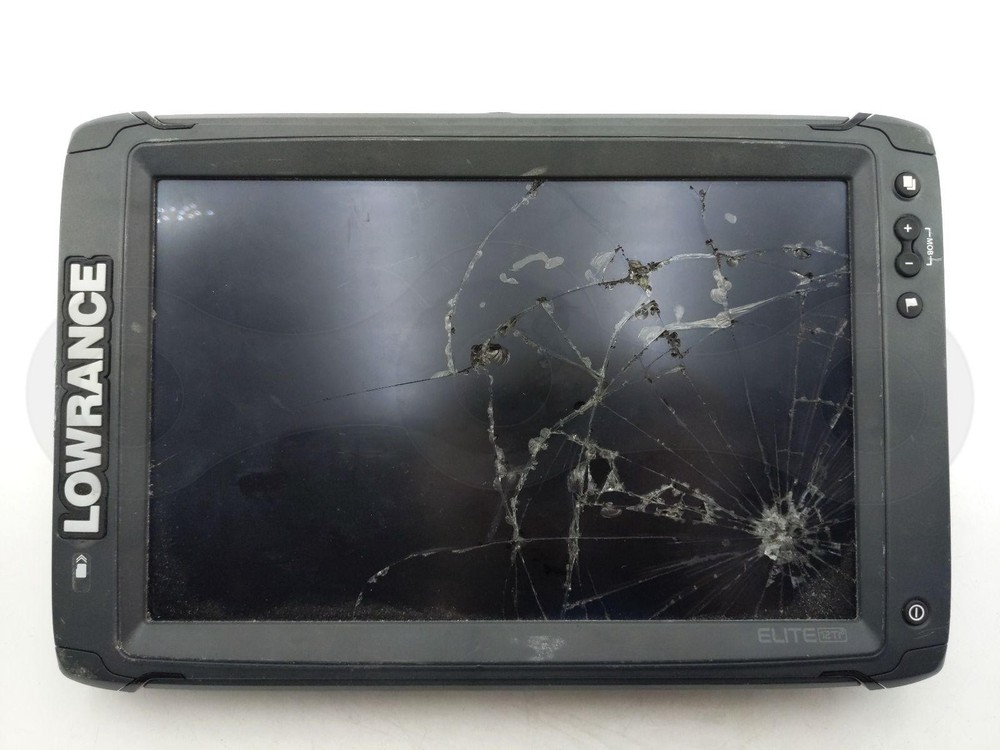 LOWRANCE ELITE 12 TI2 SONAR BOAT CHARTPLOTTER DISPLAY SCREEN HEAD UNIT 12"