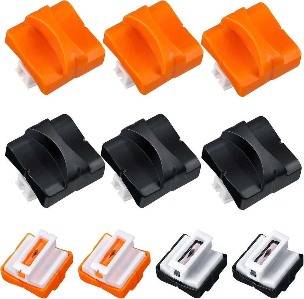 Mudder 10 Pieces Paper Cutter Replacement Blade Cutting Black, Orange