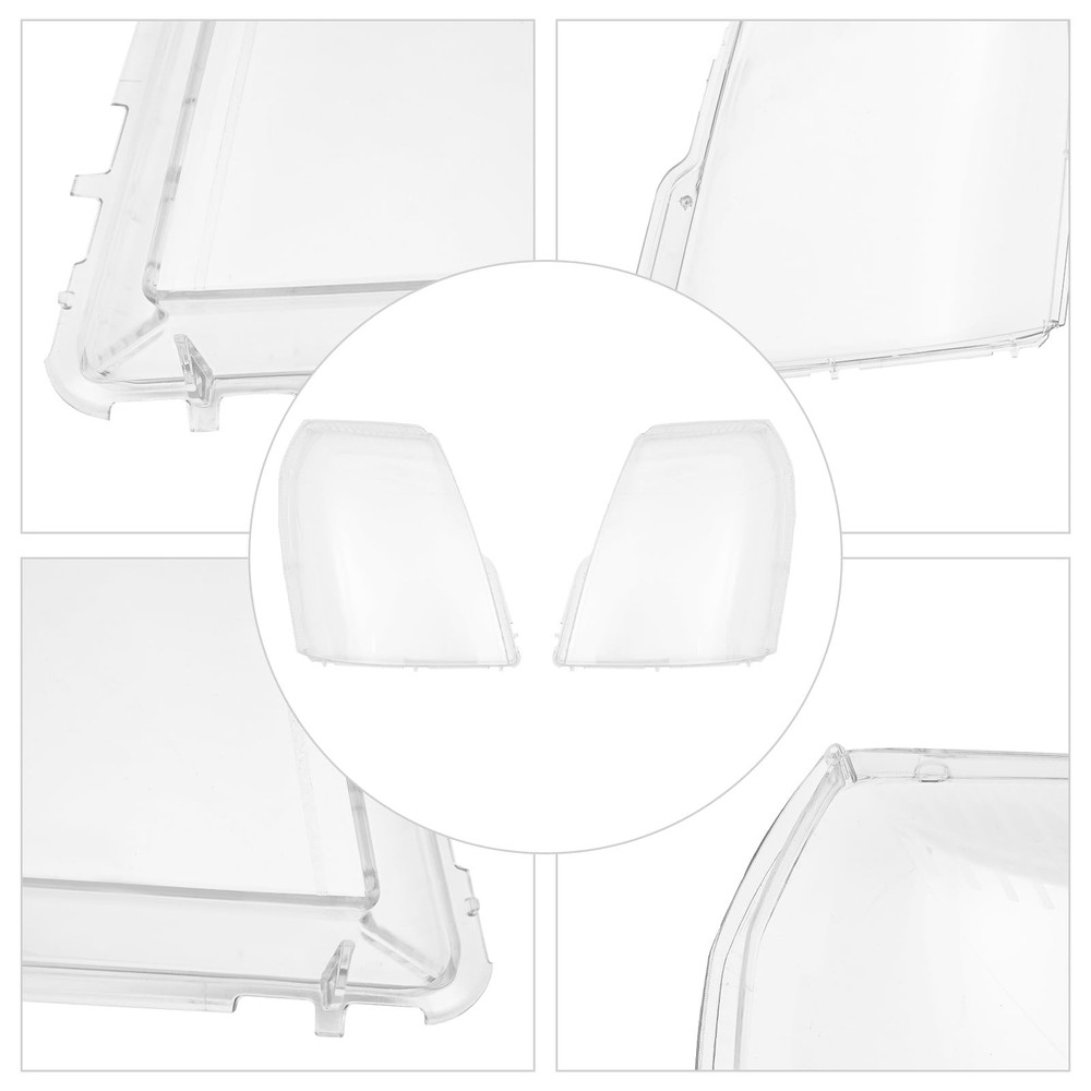 Front Headlight Cover Assembly Fits 2007-2014 Left Right Clear Lens