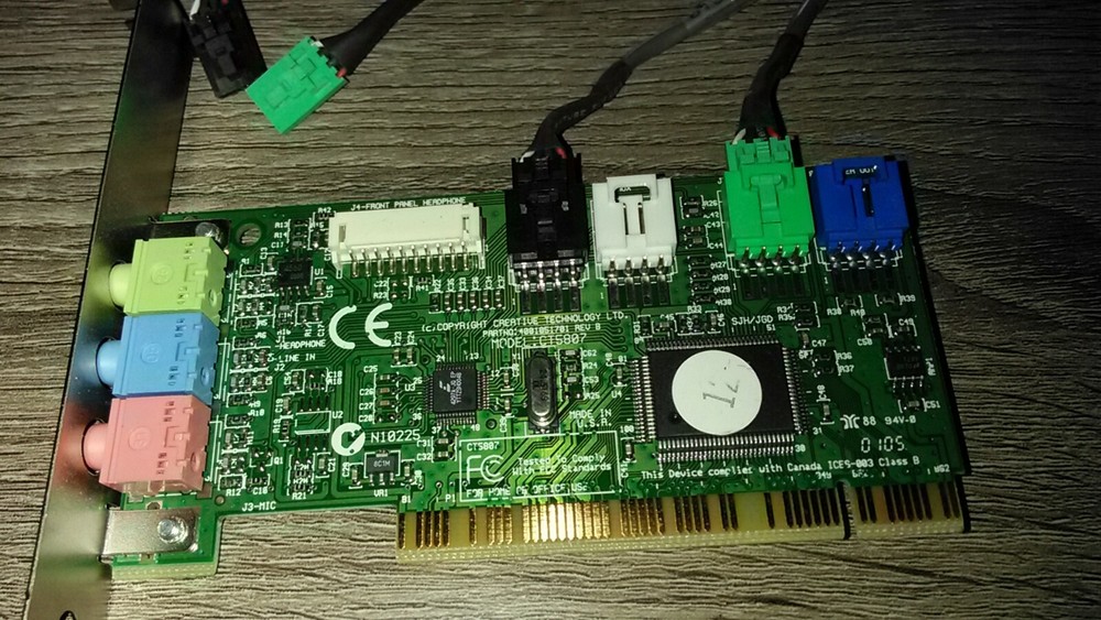 Creative Technology PCI Sound Card Model CT5087
