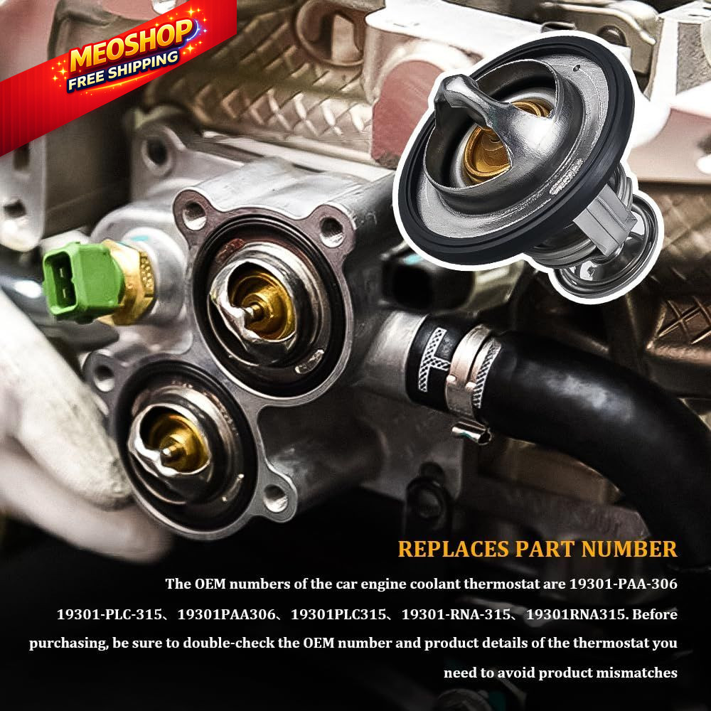 Car Thermostat, High Performance Automotive Replacement Engine Thermostat...