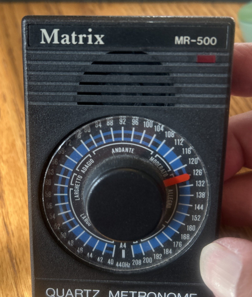 Matrix MR-500 Quartz Metronome (tested and working)