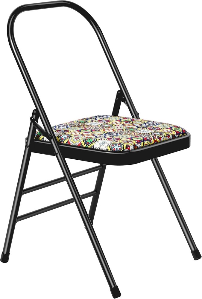 Backless Yoga Chair Prop Flexibility & Strength Training Tool