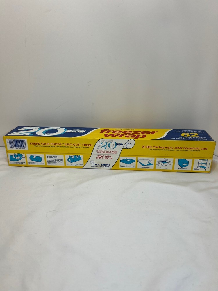 20 Below Freezer Wrap 62 SQ FT NIP Sealed Kitchen Storage Solution