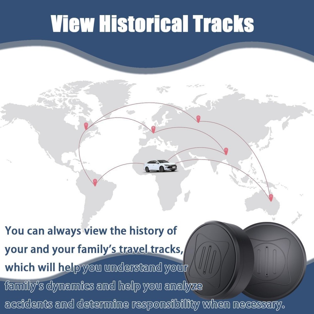 Time GPS Tracker-Mini GPS Car Tracker Magnetic Device Wireless Universal Real