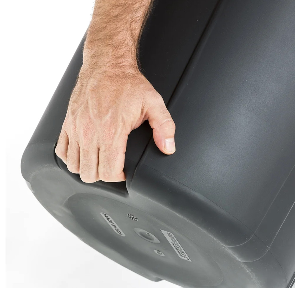 20 Gallon Heavy Duty Garbage Can Include Lid Black Plastic Trash Bin