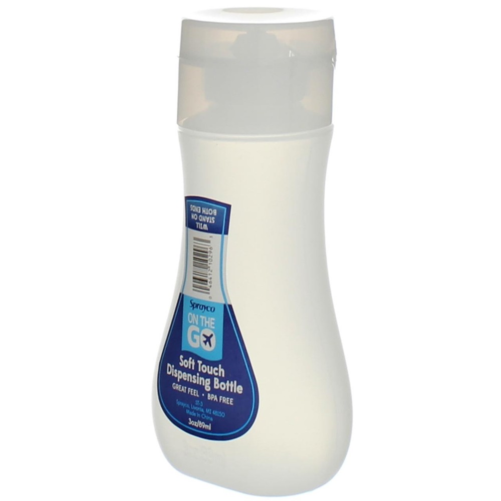 4 Pack Sprayco Soft Touch 3 oz Dispensing Bottle, 3 oz
