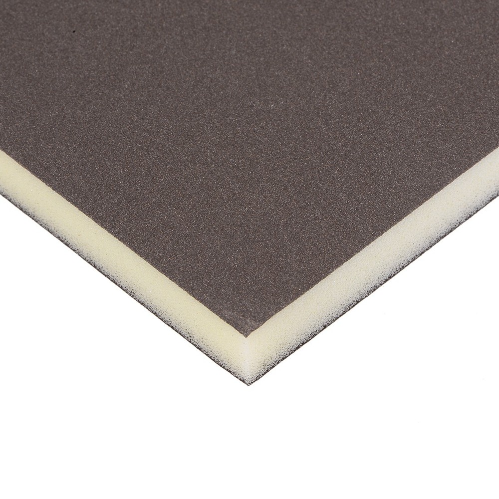 Sanding Sponge 220 Grit Sanding Block Pad Brown 6 pcs