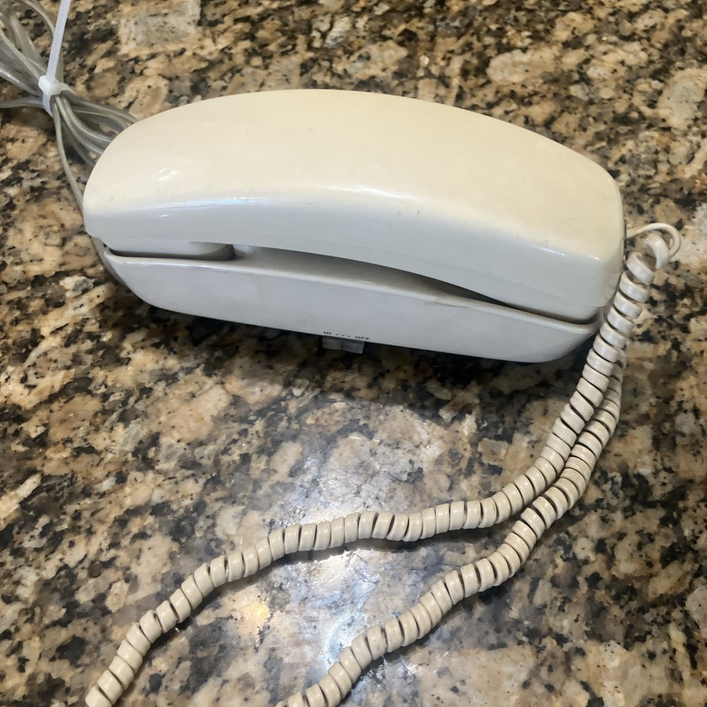 Vintage GTE Wall Phone With Push Buttons
