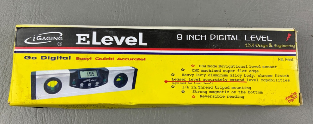 iGaging E Level 9” Digital Level