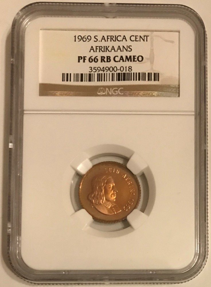 South Africa 1969 1c Cent High Grade Proof