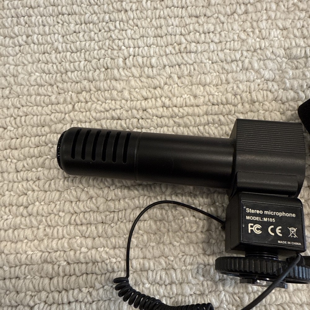 Video Camera Camcorder Stereo Microphone Model M105