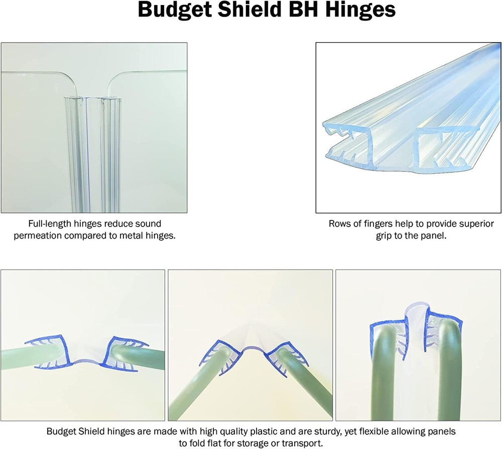 NEW 4-ft Mutli-Panel Budget Shield Drum Shield, Plexiglas Drum Screen, Drum Cage