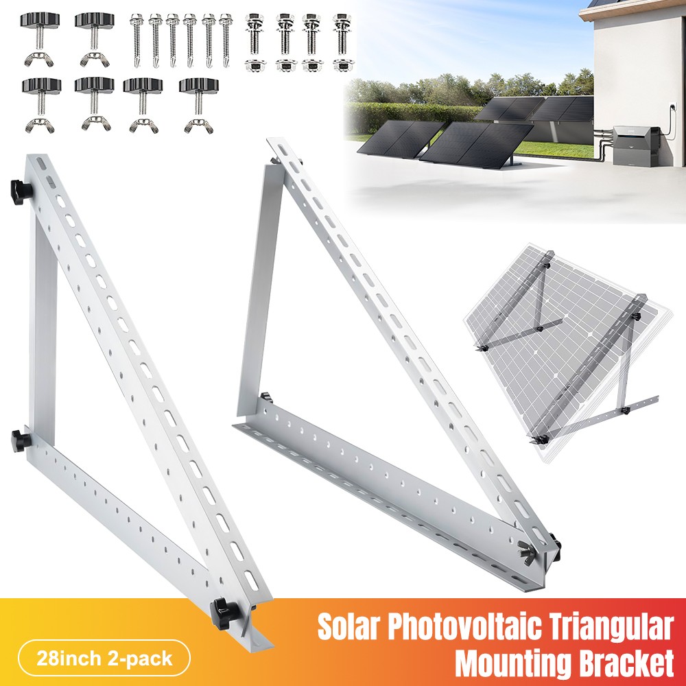 Adjustable Angle Solar Panel Mounting Frame Brackets For Shed Boat Ground Mount