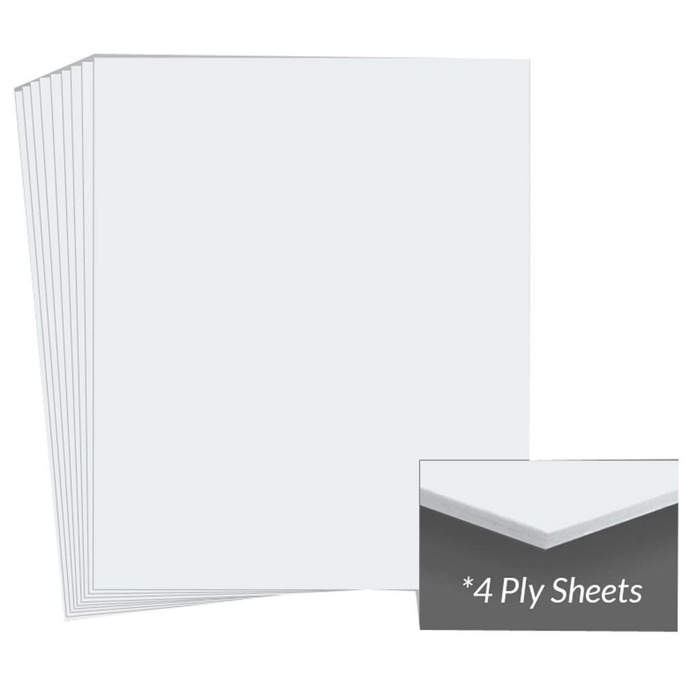 Archival Methods Museum Board 32x40 Polar White 4 Ply PKG15