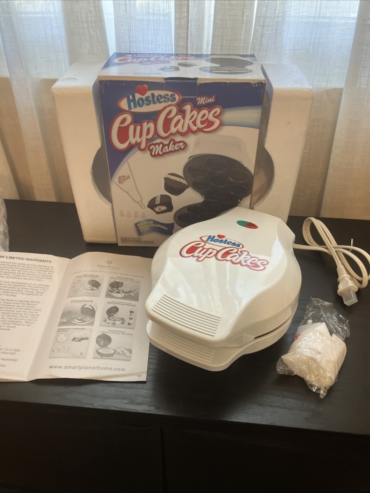 NIB Hostess Cup Cakes Maker Non Stick Baking Iron