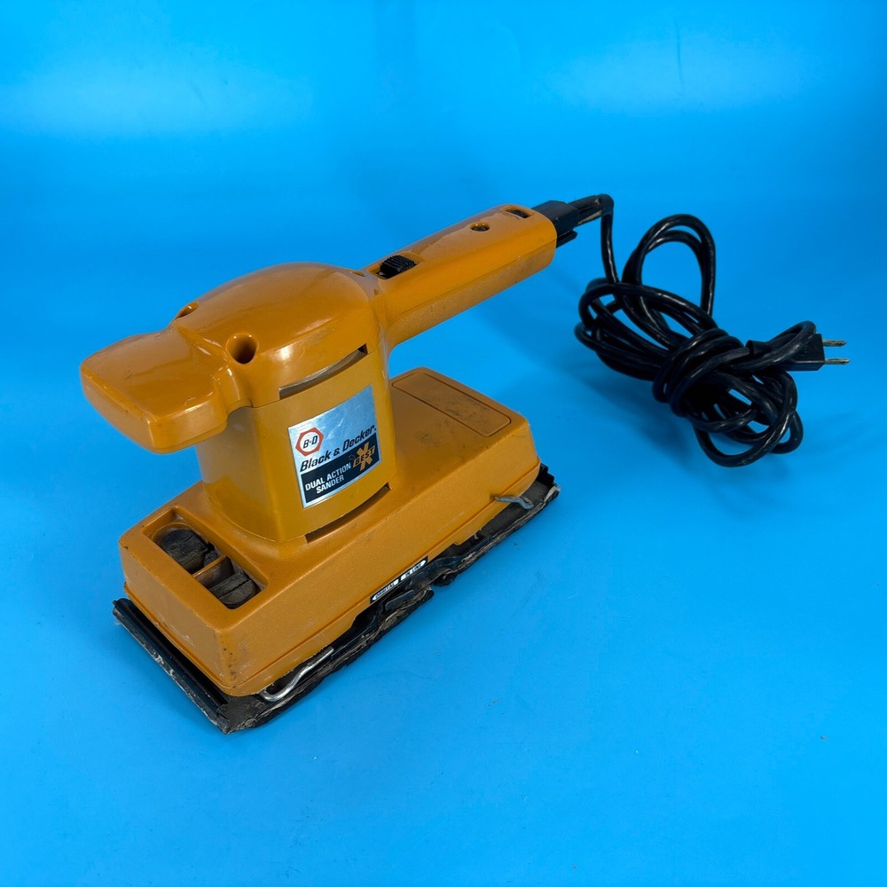 Black And Decker Duel Action Sander Double Insulated