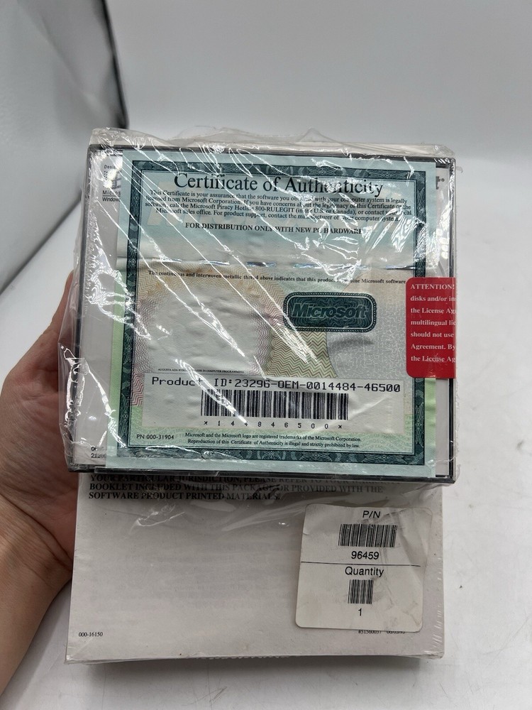 Microsoft Windows 95 Getting Results With Microsoft Office For Windows 95 Sealed