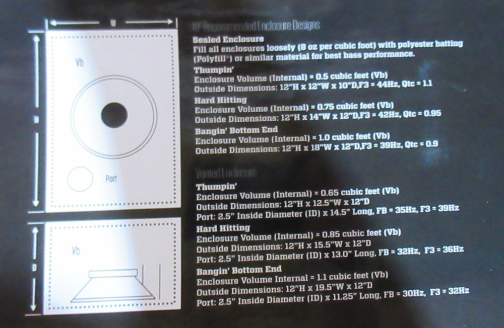 JENSEN DUBw10 DUB EDITION 10" SUBWOOFER