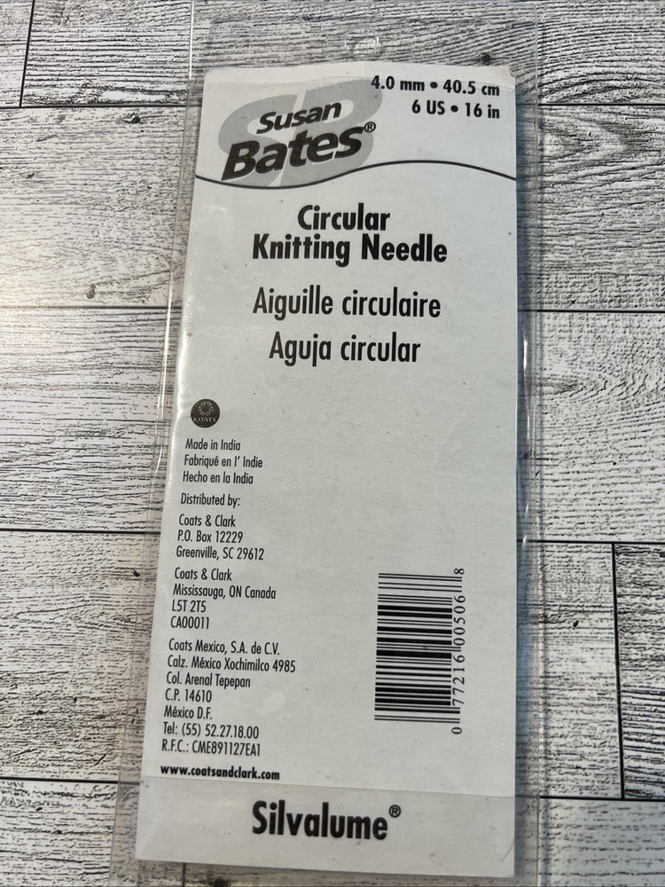 Susan Bates CIRCULAR KNITTING NEEDLE US 4.00