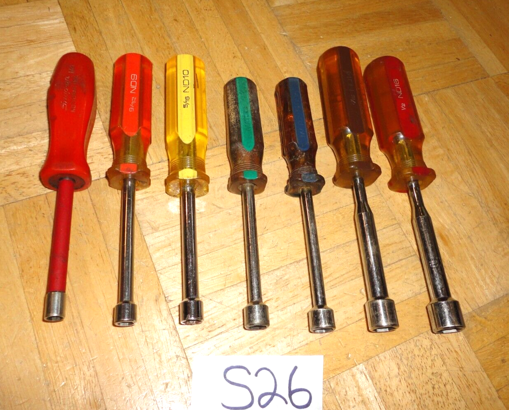 MATCO TOOLS 7 PIECE SAE. NUT DRIVER SET 1/4 TO 1/2