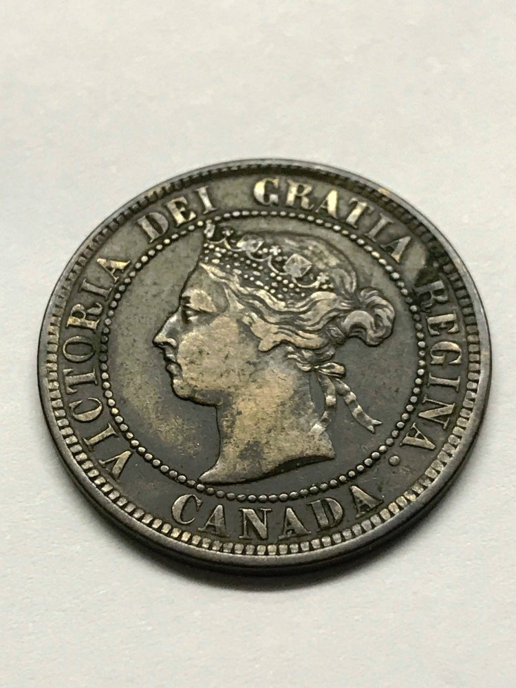 1884 Canada Large One Cent VF+ #9961