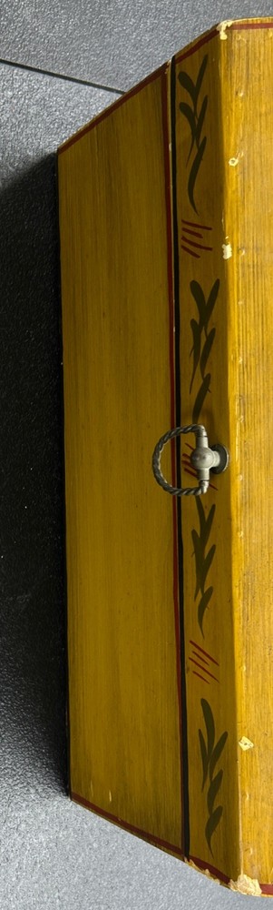 Vintage Trunk Eagle And Shield Design Disconnected Latches