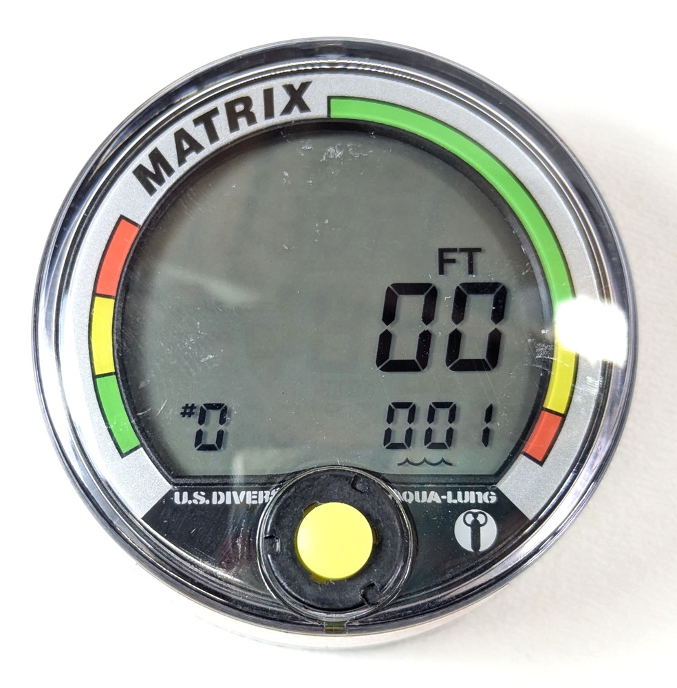 US Divers / Aqua Lung Matrix Scuba Dive Diving Computer Puck Module with Manual