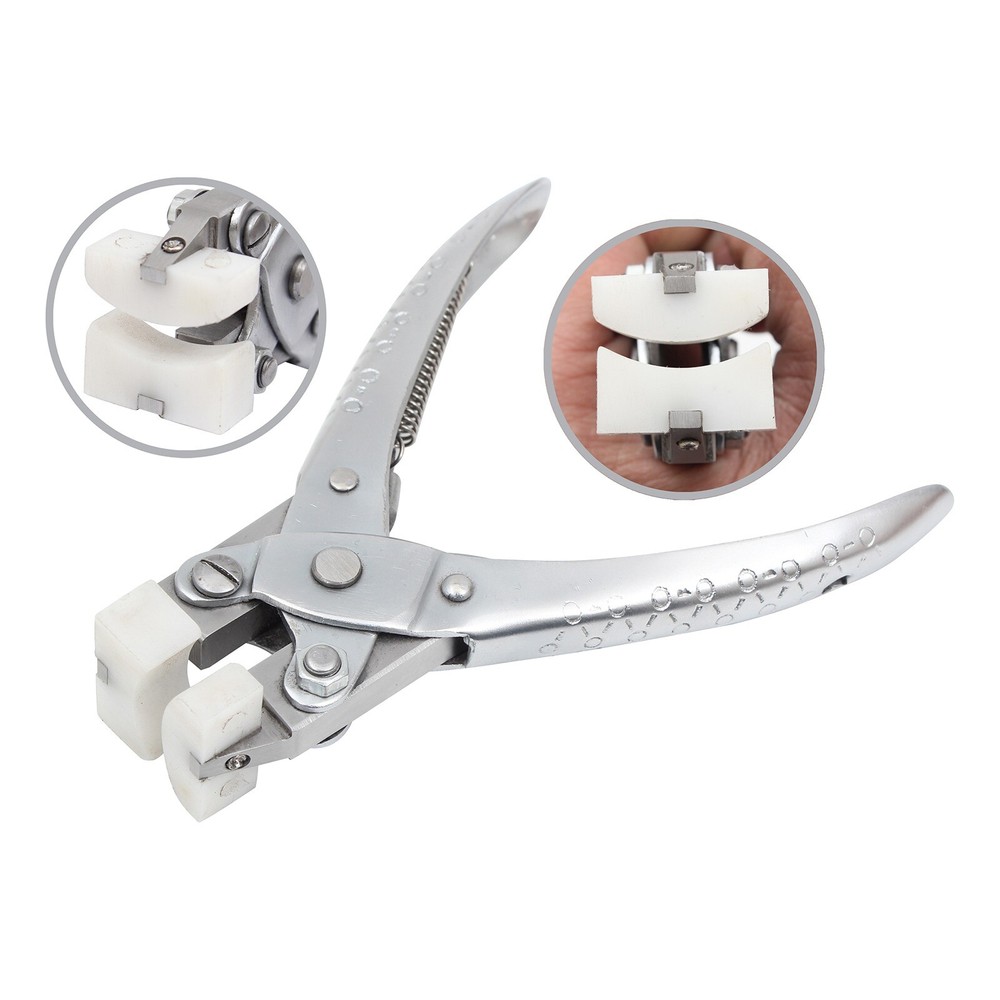 Nylon Jaw Bracelet Bending/Forming Parallel Pliers With Return Spring