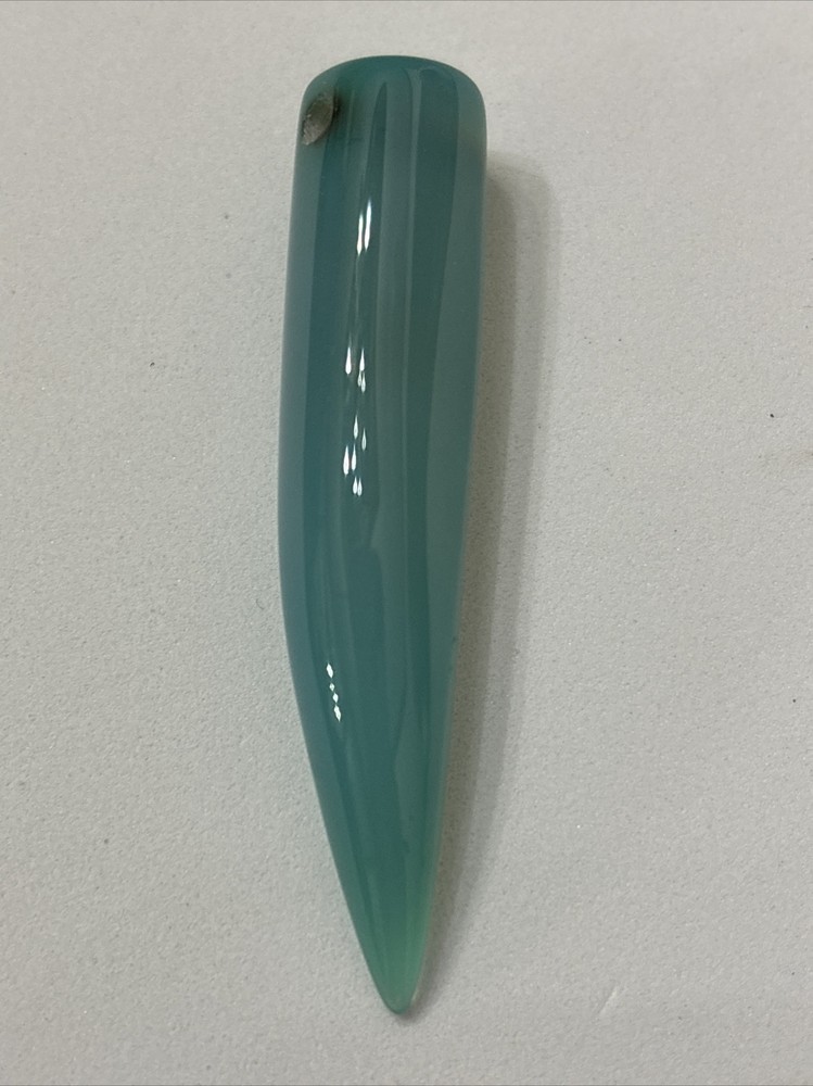 China Agate Stone Fang Pendant Used