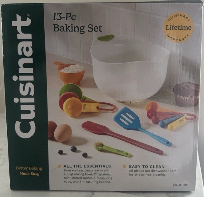New Cuisinart 13-Piece Essential Baking Set