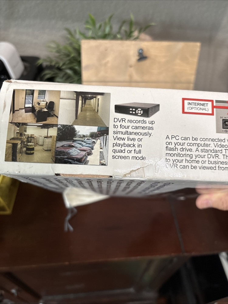 Security Labs SLD245 DVR Digital Video Recorder 4CH DVR