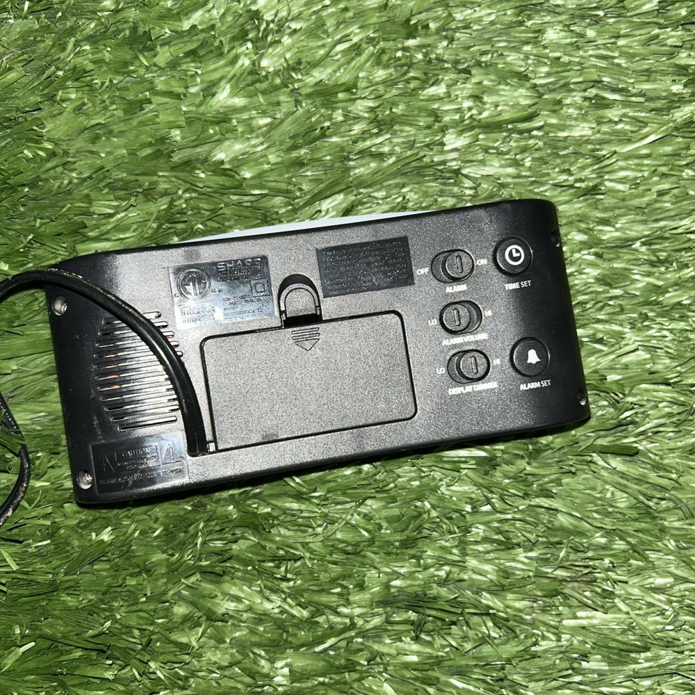 sharp alarm clock digital