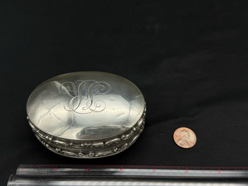 Antique Gorham Sterling Silver Soap Box, 120 grams