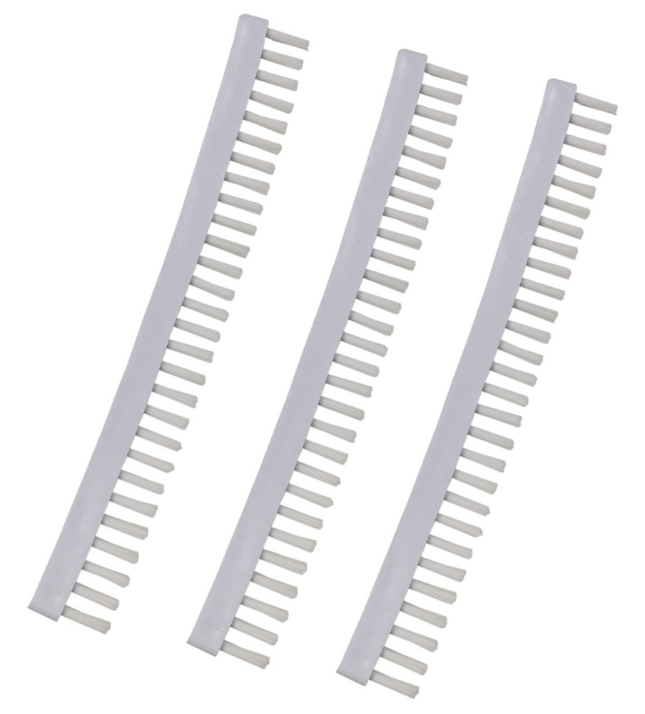 3-Pack Brush Replacement Set For Pool Leaf Vacuum, Leaf Eater, Leaf Gulper